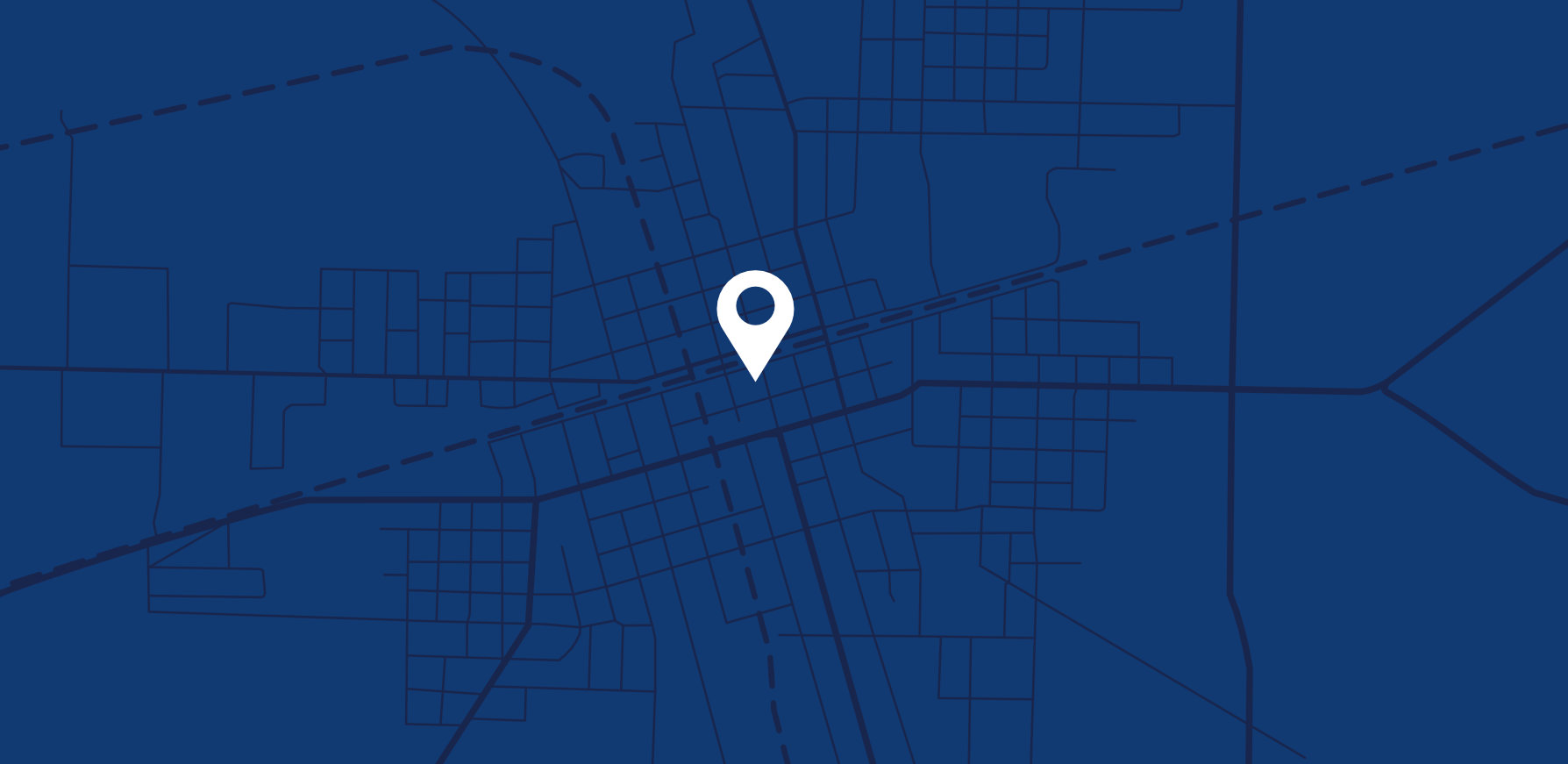 Map of Downtown Hope, Arkansas